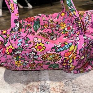 Vera Bradley Disney Pink Floral Tote